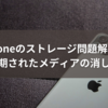 iPhoneのストレージ問題解決！同期されたメディアの消し方