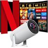 寝ながら映画館が夢じゃない！270°回転＆Android TV搭載「happilaff家庭用プロジェクター」徹底レビュー【2025年新登場】