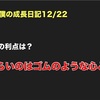 ノロマな僕の成長日記12/22