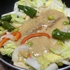 鮭のちゃんちゃん焼きとトンしゃぶ