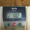 今朝の体重