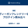 ヴィーガンフレンドリーなプロテイン飲み比べ