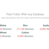 植物の公共RNA-Seqライブラリを分析するためのユーザーフレンドリ―なデータベース PPRD