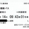 九州横断バス　産交バス乗車券