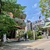 ユーモラスな獅子殿　大阪・難波八阪神社