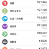 冷静に家計簿を分析