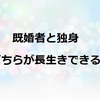 結婚と独身どっちが長生きできる？【医師の眼からみた老後の終活・孤独対策：独身編②】