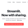 Streamlit Sharingを使ってWebアプリを爆速でデプロイしてみた