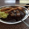 ゴールドカレー本店 サイコロステーキカレー Mサイズ+ウインナー ¥850→¥500+¥150