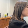 ハイライトミックスのエイジングカラー【透明感グレージュ】顔まわりレイヤー