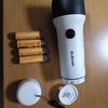 エレコムのモバイルバッテリーにもなる懐中電灯の電池消費の耐久試験