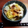 納期前の修羅場めし・・・白菜入り肉豆腐