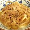 期間限定「明太子玉子あんかけうどん」「焼きたて肉うどん」@丸亀製麺。(2024.1)