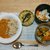きなこ団子。スパイスカレー。カボチャ煮。