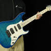 TOM ANDERSON Drop Top Classic Deep Bora to Transparent Blue Burst with Binding Matching Back