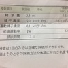 精液検査の結果 1回目