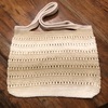 CROCHET CLUSTERS TOTE（中長編み3目の玉編みバッグ）を編みました