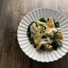 わかめと油揚げの卵とじ