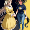 ステイブルディフュージョンでキャラを描き分ける「Latent Couple」について
