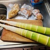 破竹を買ってきたので、お揚げ・さつま揚げと煮つけました。