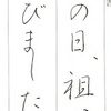 パイロットペン習字通信講座３月号の課題を清書しました。