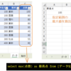 SQLでExcelの集計を簡単・楽しく - MAX関数