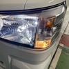 S500系のサンバー、ヘッドライトバルブをLEDに交換