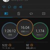 「グリコLEE辛さ×10倍ビーフカレー」をランニング後に摂取。16kmJOG。