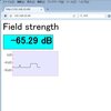 ESP8266 WiFi 電界強度計 グラフ表示