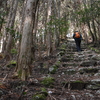 小雪の五山所道遊山　神の頂