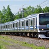 【成田線120周年記念】スカ色のE231系 運転中