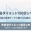 半身浴ダイエット総まとめ｜100日で−5kgの全記録と学び