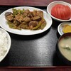 西川口の「あおき食堂」でなすひき肉定食を食べました★