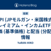 JEPI (JPモルガン・米国株式・プレイミアム・インカムETF) の株価 (基準価格) と配当 (分配金) 情報