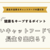 安いキャットフードでも長生き出来る？長生き出来るキャットフードの選び方