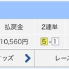 ㊗️  本日も万舟券的中！105倍 万舟券的中！平和島10R【的中 速報】万舟券 高配当