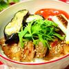 ♪豚肉丼＆揚げない大学いも♪