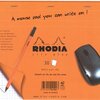 RHODIAのマウスパッドが便利