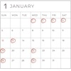 １月 営業日・店休日のお知らせ