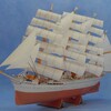 ステイセイルと小物　そして完成へ　帆船「日本丸」ペーパーモデルアート　その１１