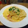 渋谷の「ポタパスタ」で太麺究極カルボナーラLLサイズを頼んだ感想。やはり濃厚ソースには太麺に限りますな。この立地ならば飲み会の締めにパスタとかありかもね？