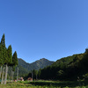 雲一つない秋空