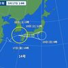 台風１４号