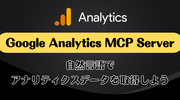 Google Analytics MCP Server: 自然言語でアナリティクスデータを取得しよう